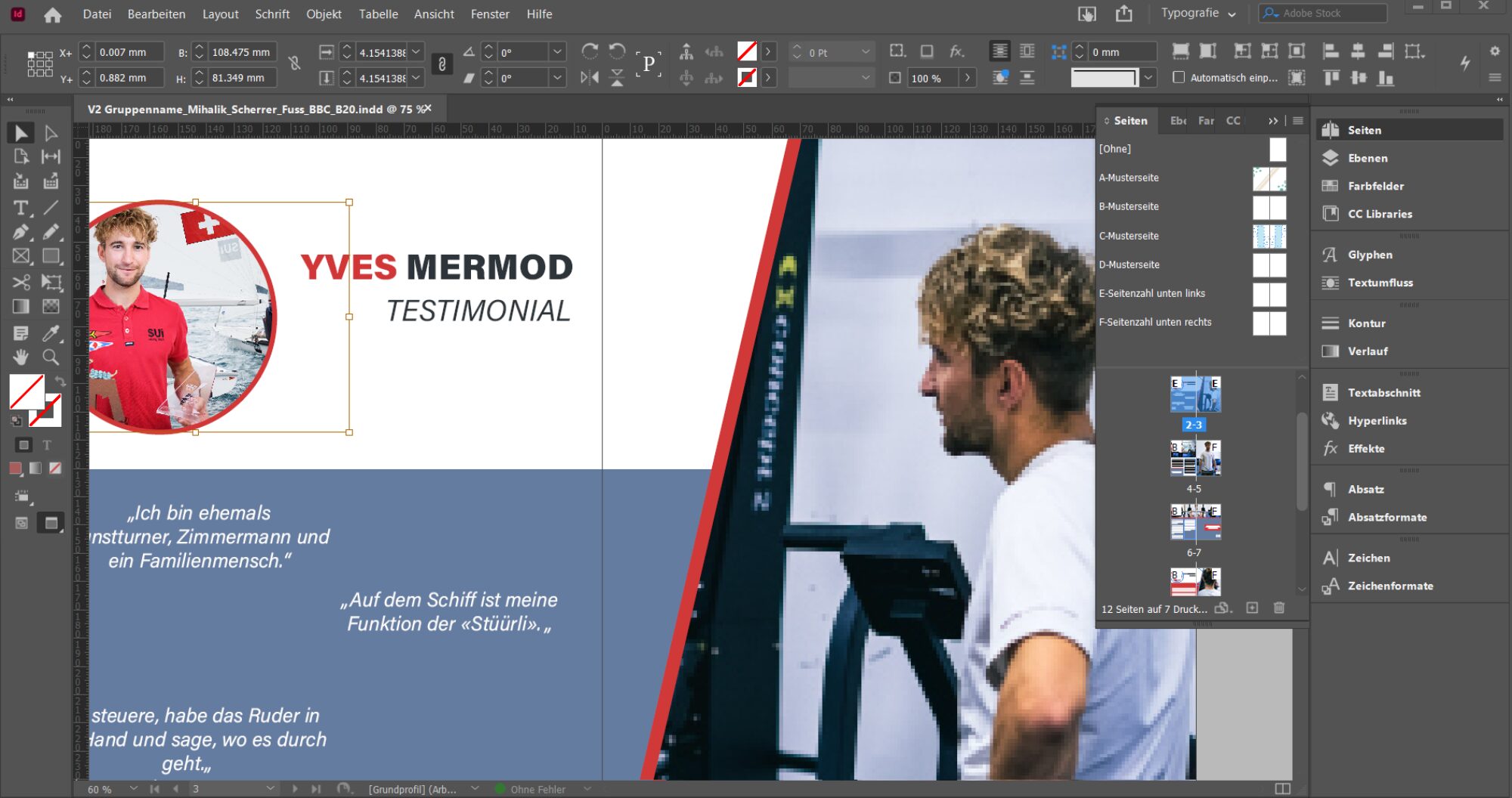 Screenshot In Design
