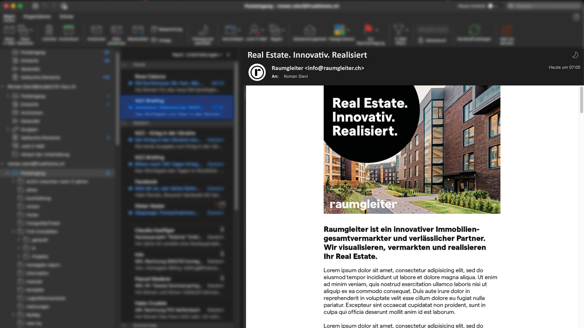 Newsletter red
